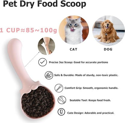 Multifunctional Pet Food Scoop and Spatula Set Pet Dry Food Scooper + Cat Wet - Image 4