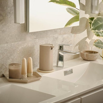 LINE+ARC Modern Easy-to-Press Soap Dispenser. No-Rust Cute Bathroom Green - Image 8