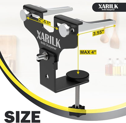Upgraded Aluminum Knife Sharpener Securing Clip, Adjustable Width 2-5.1" - Image 3