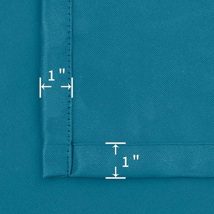 BGment Peacock Blue Blackout Curtains 90 Inch Length - Image 7