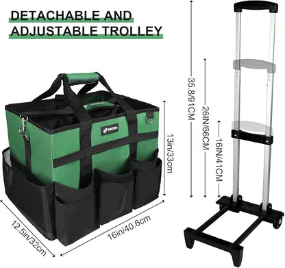 Large Rolling Cleaning Caddy Bag - Image 5