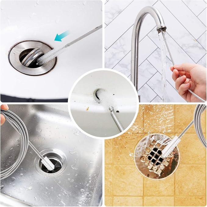 Long Drain Brush Flexible Feeding Tube Brush Slim Cleaning Brush Hose Pipe Brush - Image 5