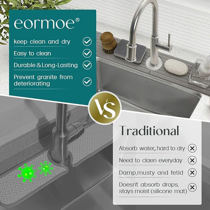 eormoe Kitchen Faucet Mat - Image 6