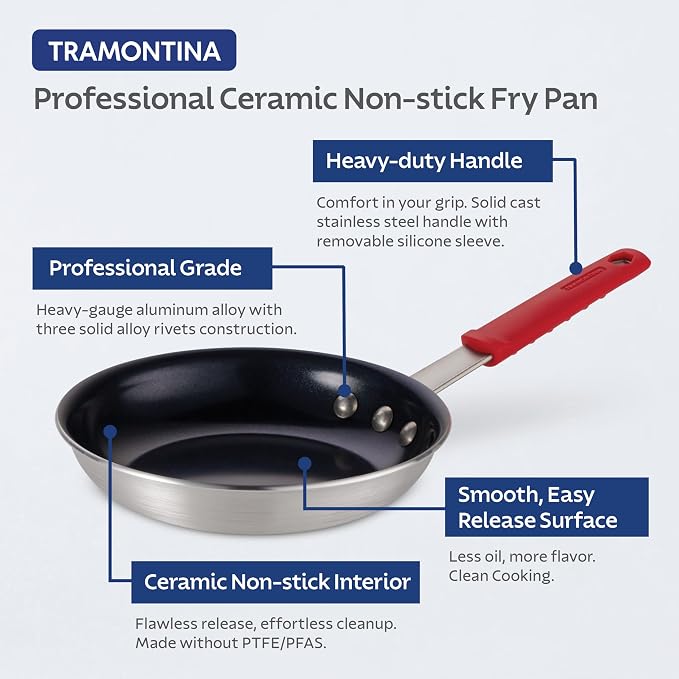 Tramontina Professional 14-Inch Ceramic Non Stick Extra Large Frying Pan - Image 3