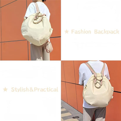 Lightweight Backpack with Laptop Compartment, Large Capacity Leisure Backpacks, Water Resistant Bookbag, Casual College Daypacks, Nurse Backpack for Work Travel