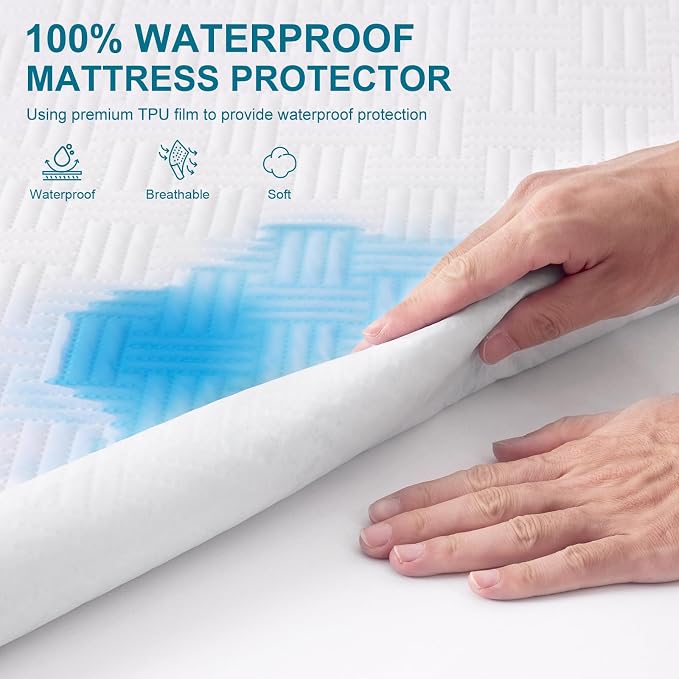 Waterproof Mattress Protector King Size - Image 2