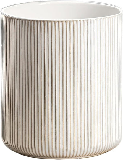 getstar Large Utensil Holder for Kitchen Counter, 7.2" Vintage Ceramic Utensils by Getstar