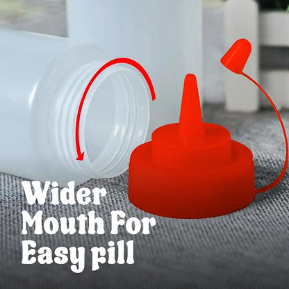 Norcalway 12 oz Condiment Squeeze Bottles - Image 3