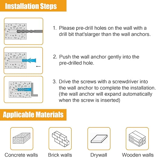 KURUI 510Pcs Wall Hanging Kit - Image 9