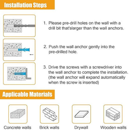 KURUI 510Pcs Wall Hanging Kit - Image 9