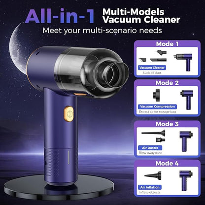 Handheld Car Vacuum Portable Cordless, 18000PA High Power Vacuum Cleaner - Image 5
