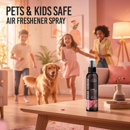 Non-Toxic Odor Eliminator, Natural Geranium & Lemongrass Air Freshener Spray - Image 6