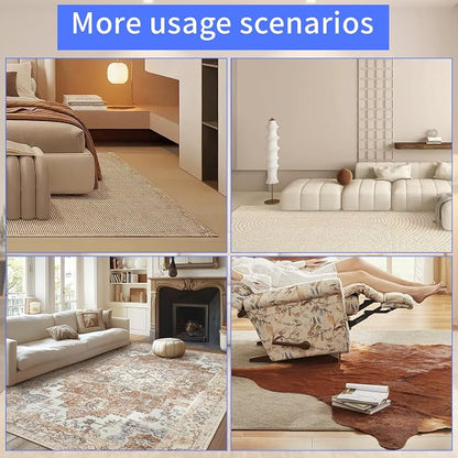 Felt Rug Pad, 4x6 Ft Extra Large Area Cushioned Carpet Liner, Thick Felt Pads - Image 5