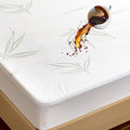 Queen Mattress Protector Waterproof Mattress Pad Washable Bamboo Rayon Mattress Cover Breathable Noiseless Bed Protector 5" - 21'' Elastic Fitted Deep Pocket