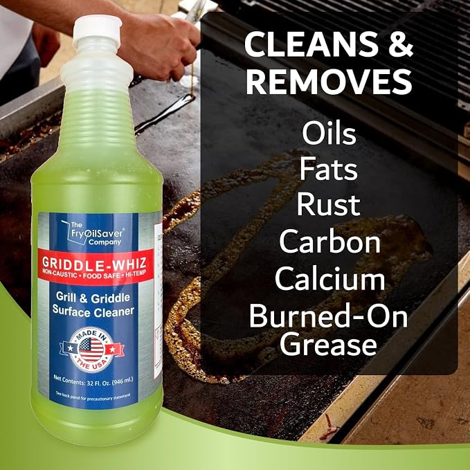 Griddle-Whiz Grill & Griddle Cleaner | Removes Grease, Food Residue, Burnt On - Image 6