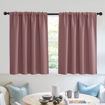 RYB HOME Small Curtains Blackout by RYBHOME