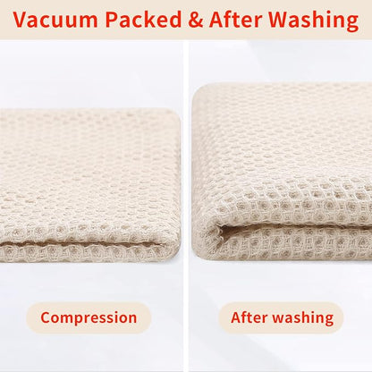 Homaxy 100% Cotton Oversized Waffle Weave Kitchen Dish Towels, Ultra Soft - Image 8