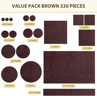 Ezprotekt 330 Pcs Felt Furniture Pads - Image 7