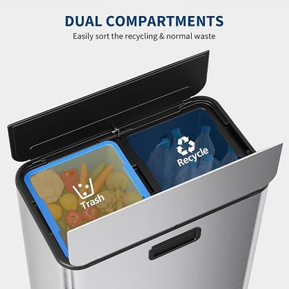 14.8 Gallon / 56L Kitchen Trash Can - Image 2