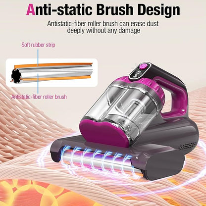 Mattress Vacuum Cleaner, 17Kpa 650W Bed Vacuum Cleaner, 273nm UV-C Light & - Image 6