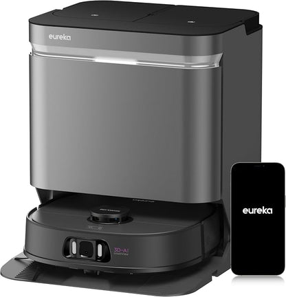 Eureka J15 Ultra Self Emptying Robot Vacuum, 000 Pa Suction, Flex-Arm Mop Design by Eureka