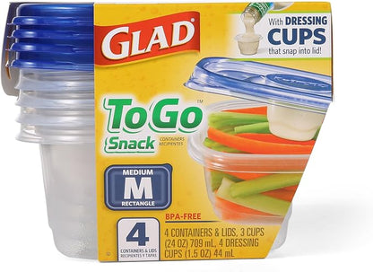 Glad GladWare To Go Snack Food Storage Containers - Image 2