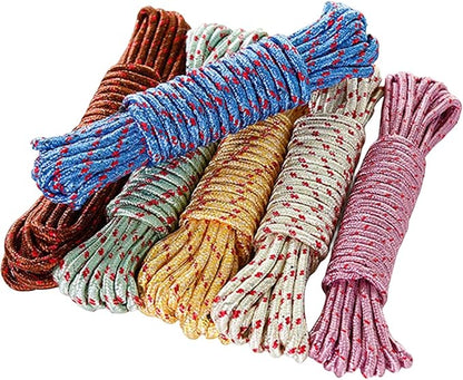 10M Heavy Duty Laundry Drying Clothesline Rope Portable Travel Nylon Cord by Unknown