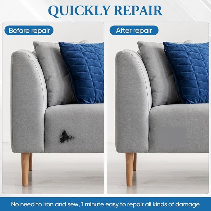 Canvas Repair Patch 5.5 x 8 Inches 6Pcs Self-Adhesive Waterproof Canvas Patch - Image 5