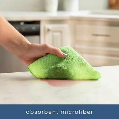 S&T INC. 100 Pack Microfiber Cleaning Cloth, Bulk Towels - Image 2