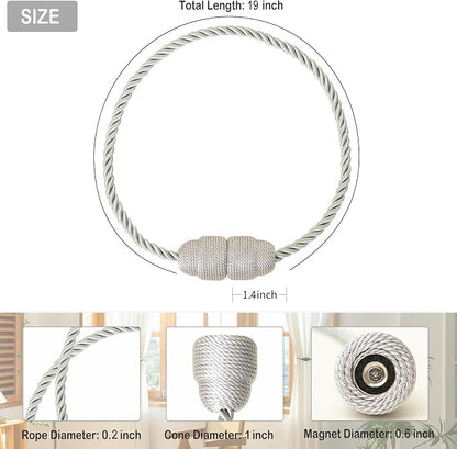Magnetic Curtain Tiebacks - Image 2