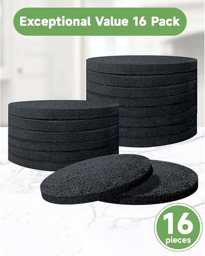 6.7 Inch Charcoal Filters for 16 Pack Kitchen Countertop Compost Bins - Image 6