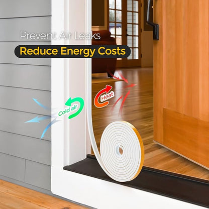 33 Feet Weather Stripping Door Seal, Window Insulation - Image 6