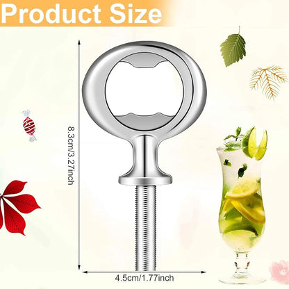 Cunhill 15 Pcs Metal Bottle Opener Blank Bulk Bottle Opener Inserts Parts - Image 2