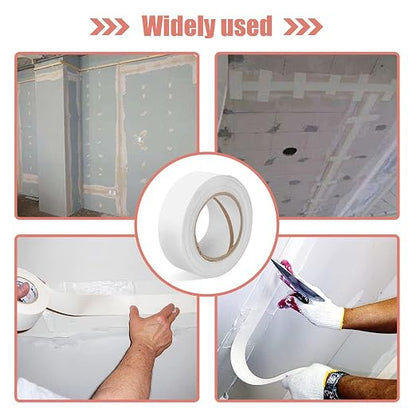 Drywall Paper Tape, 2” x 400 ft Ultra-Thin Fiber Paper Drywall Joint Tape - Image 5