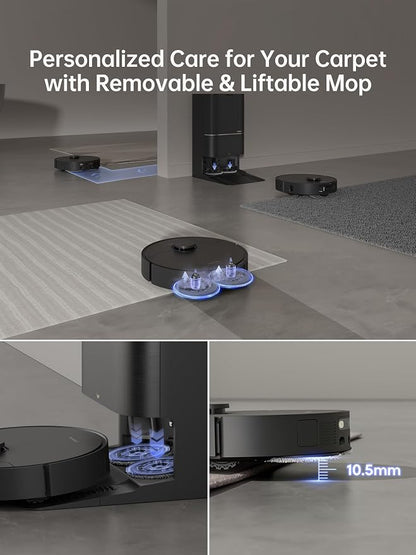 dreame X30 Ultra Robot Vacuum and Mop Combo, 8300Pa Suction, Mop Extend and Mop - Image 7