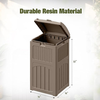 Devoko 33 Gallon Outdoor Trash Can - Image 7