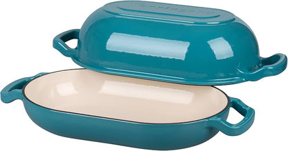 VORRINGARD Enameled Cast Iron Sourdough Bread Oven, Dutch Oven, Loaf Cast Iron - Image 5