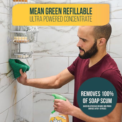 Mean Green Refillable Ultra Powered CONCENTRATE Bathroom Cleaner, Tropical - Image 4