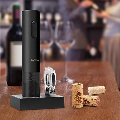 Secura Electric Wine Opener, Automatic Electric Wine Bottle Corkscrew Opener - Image 6