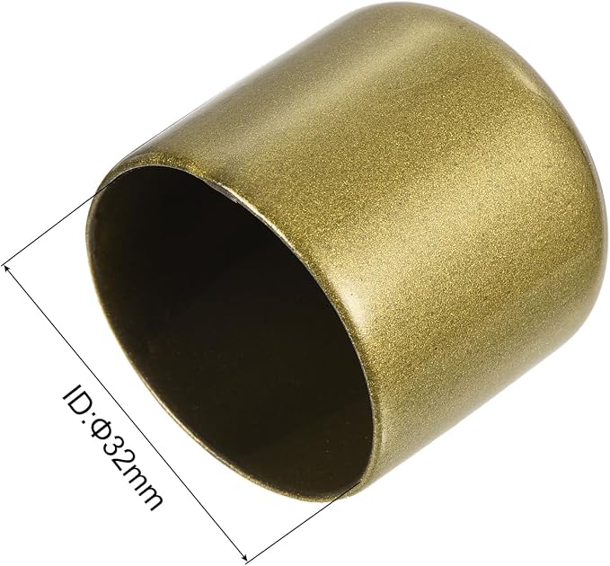 uxcell 20pcs Rubber End Caps 1 1/4" ID Vinyl Round Tube Bolt Cap Cover Thread - Image 3