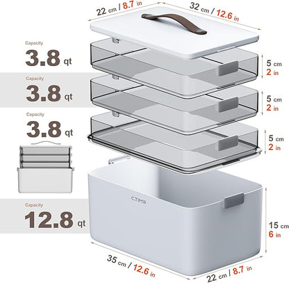 CTIME 4-Tier XL Medicine Organizer - Image 4