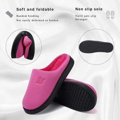 Memory Foam Slippers for Women's and Men's Casual House Shoes - Image 3
