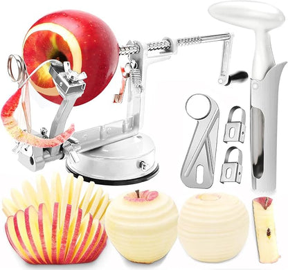 Apple Peeler Corer, 5 In 1 Apple Peeler Slicer Corer by TATIDA
