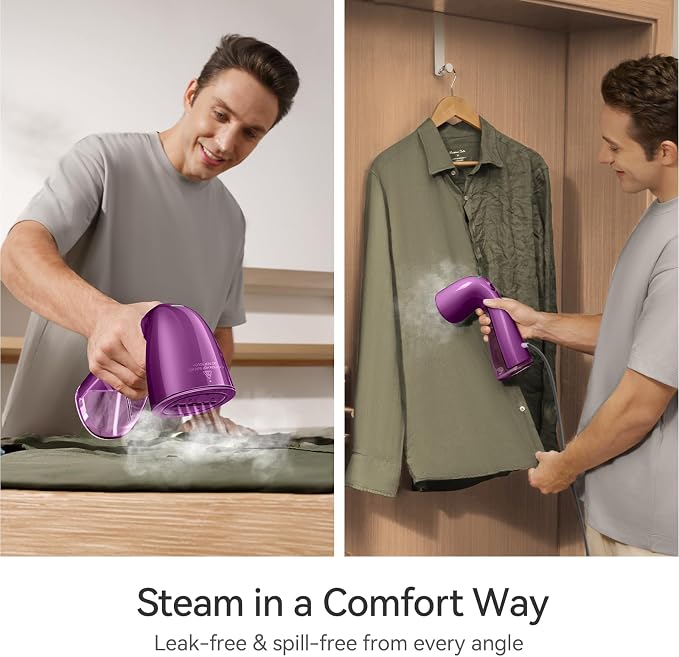 HiLIFE Steamer for Clothes, 1100W Clothes Steamer, Fast Wrinkle Removal - Image 7