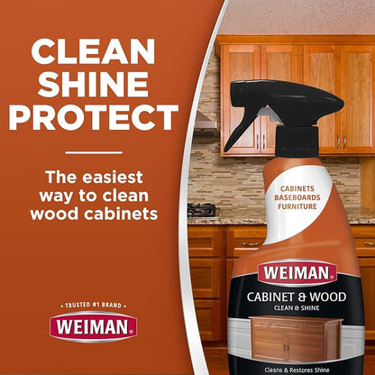 Weiman Cabinet & Wood Clean & Shine Spray - Image 2