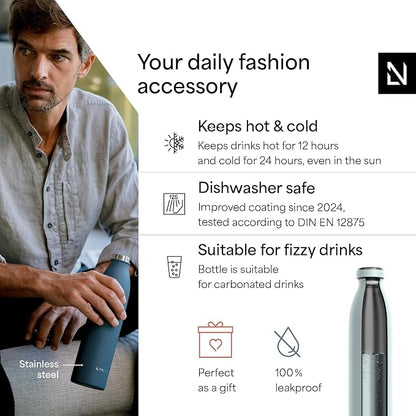 LARS NYSØM Stainless Steel Insulated Water Bottle 12oz 17oz 25oz 34oz 51oz | - Image 2