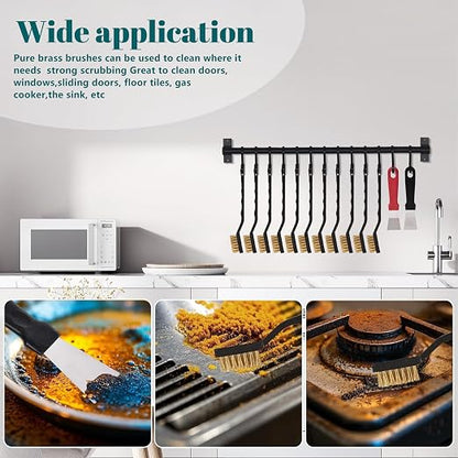 48 Pcs Mini Brass Brush Set, Brass Scratch Brush - Image 6