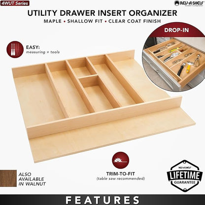 Rev-A-Shelf Trim-to-Fit Shallow Drawer Organizer - Image 3