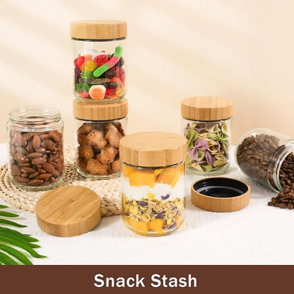 OcePor 6 Pack 16oz Glass Jars - Image 5