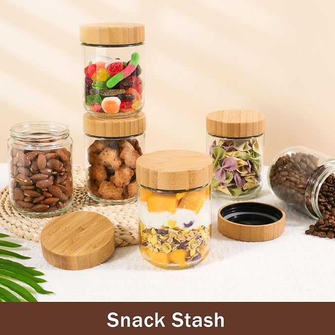 OcePor 4 Pack 16oz Glass Jars - Image 6